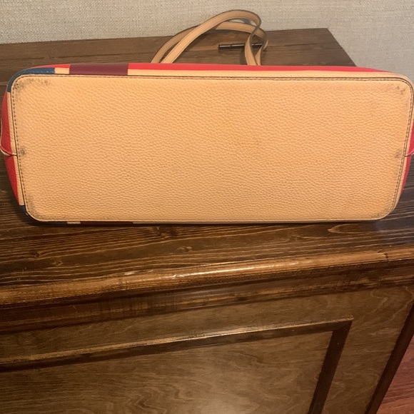 TORY BURCH color stripe tote - rare! Great condition! - Picture 12 of 16